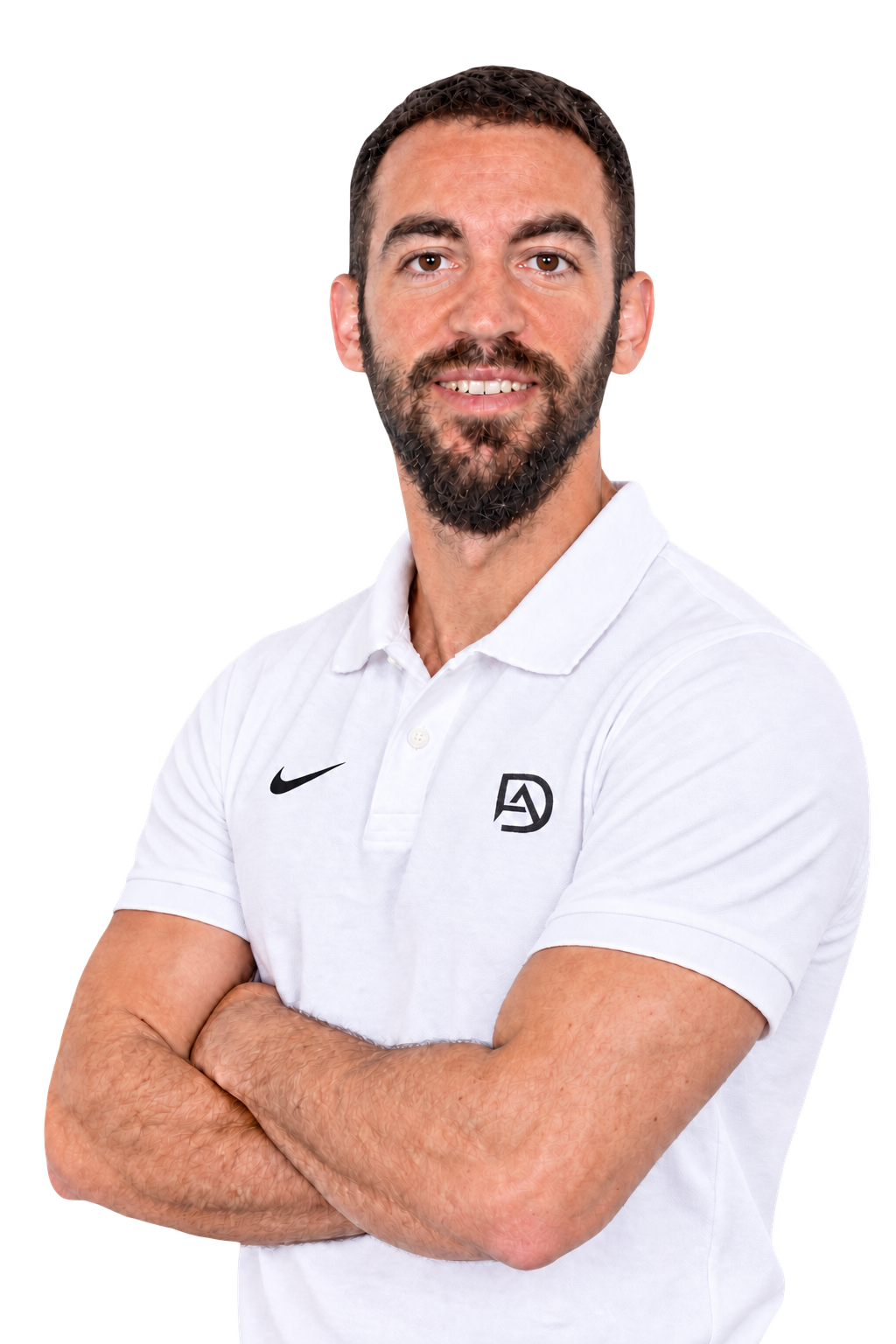 David Adanero de frente, con los brazos cruzados